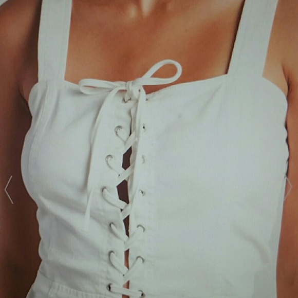 Lace up detail top - Picture 7 of 7